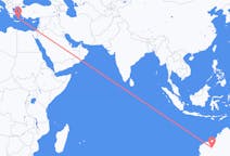 Flights from Newman, Australia to Santorini, Greece