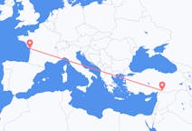 出发地 土耳其出发地 加濟安泰普目的地 法国拉罗歇尔的航班