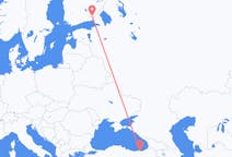 Loty z Lappeenranta, Finlandia z Trabzon, Turcja