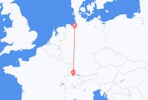 Flyreiser fra Zürich, Sveits til Bremen, Tyskland