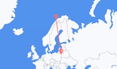 Flights from Grodno, Belarus to Tromsø, Norway