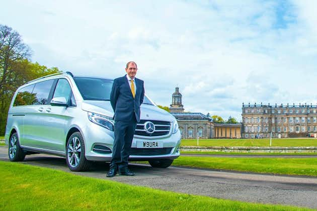 Traslado en coche de lujo de Glasgow a Edimburgo