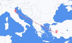 Fly fra Rimini til Denizli