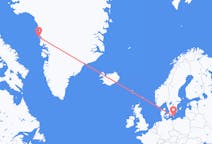 Fly fra Upernavik til Bornholm