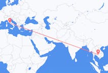 Flights from Siem Reap, Cambodia to Rome, Italy