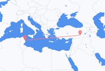 Flyreiser fra Monastir, Tunisia til Diyarbakir, Tyrkia