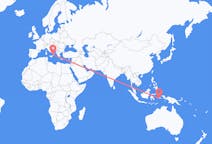 Flyrejser fra Ambon, Maluku, Indonesien til Lamezia Terme, Italien