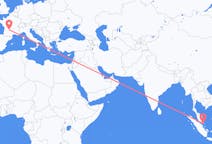 Flyreiser fra Singapore, Singapore til Brive-la-gaillarde, Frankrike