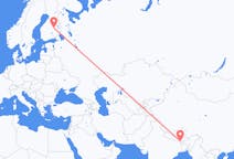 Flyg från Bhadrapur, Mechi, Nepal till Kuopio, Finland
