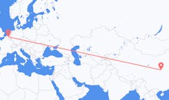 出发地 中国从西安出发目的地 比利时布鲁塞尔的航班