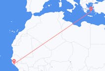 Flights from Bissau to Naxos