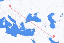 Flyg från Shiraz, Iran till Prag, Tjeckien