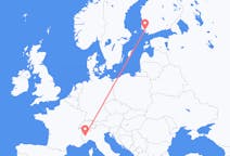 Flyreiser fra Åbo, Finland til Torino, Italia