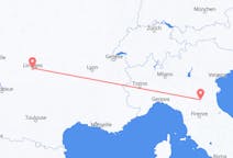 Flyrejser fra Limoges, Frankrig til Bologna, Italien