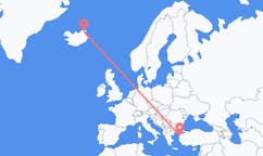 出发地 冰岛索斯霍恩目的地 土耳其埃德雷米特的航班