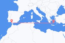 Flights from Jerez to Santorini