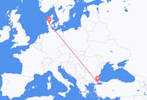 Flights from Tekirdağ in Turkey to Billund in Denmark