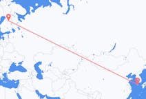 Flug frá Jeju City, Suður-Kóreu til Kajaani, Finnlandi