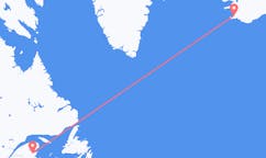 出发地 加拿大出发地 巴瑟斯特目的地 冰岛雷克雅未克的航班
