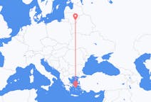 Flyreiser fra Vilnius, Litauen til Mykonos, Hellas