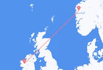 Flyg från Knock, Irland till Førde, Norge