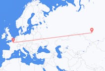 Flights from Paris, France to Kemerovo, Russia