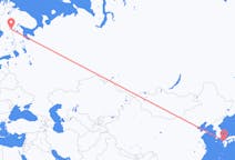 Flights from Fukuoka in Japan to Kuusamo in Finland