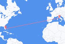 美国出发地 西棕榈滩飞往美国目的地 罗马的航班