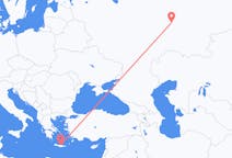 Flights from Nizhnekamsk, Russia to Heraklion, Greece