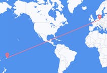 Flyreiser fra Taveuni, Fiji til Berlin, Tyskland