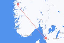 Fly fra Førde i Sunnfjord til Göteborg
