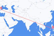 Flyreiser fra Bacolod, Filippinene til Istanbul, Tyrkia