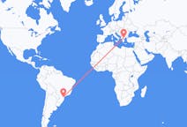 Flights from Curitiba, Brazil to Thessaloniki, Greece