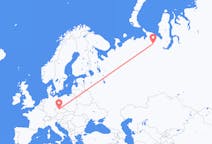 Fly fra Vorkuta til Prag