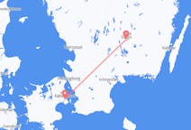 Vluchten van Kopenhagen, Denemarken naar Växjö, Zweden