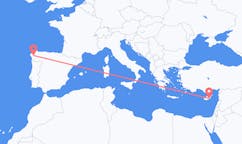 Flights from Santiago De Compostela to Larnaca