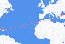 出发地 多米尼加共和国聖地牙哥目的地 土耳其埃斯基谢希尔的航班
