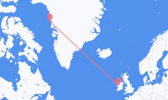 Fly fra Upernavik til Knock, County Mayo