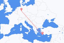 Flights from Rhodes, Greece to Kassel, Germany