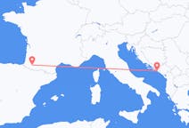 Vluchten van Dubrovnik naar Pau, Pyrénées-Atlantiques