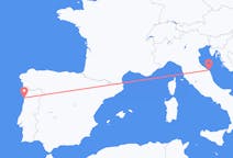 Flyrejser fra Ancona til Porto