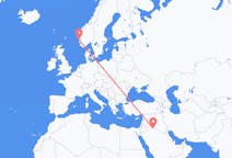 Flights from Arar, Saudi Arabia to Stord, Norway