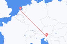 Vluchten van Ljubljana naar Amsterdam