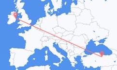 出发地 土耳其托卡特目的地 爱尔兰都柏林的航班