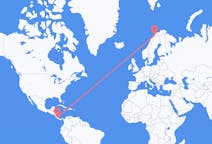 Flights from San José to Bardufoss