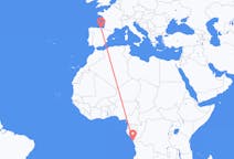 Loty z Kabinda w Angoli do Bilbao w Hiszpanii