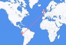 Flyreiser fra Lima, Peru til Cardiff, Wales