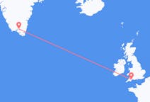 Flights from Narsarsuaq to Exeter
