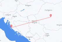 Loty z Zadar, Chorwacja z Sybin, Rumunia