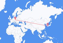 Flights from Kitakyushu, Japan to Pardubice, Czechia